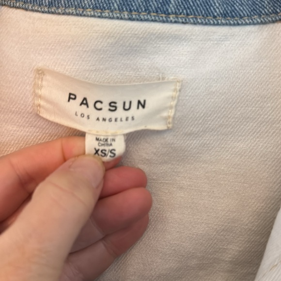 PACSun jean jacket , like new - Picture 2 of 5